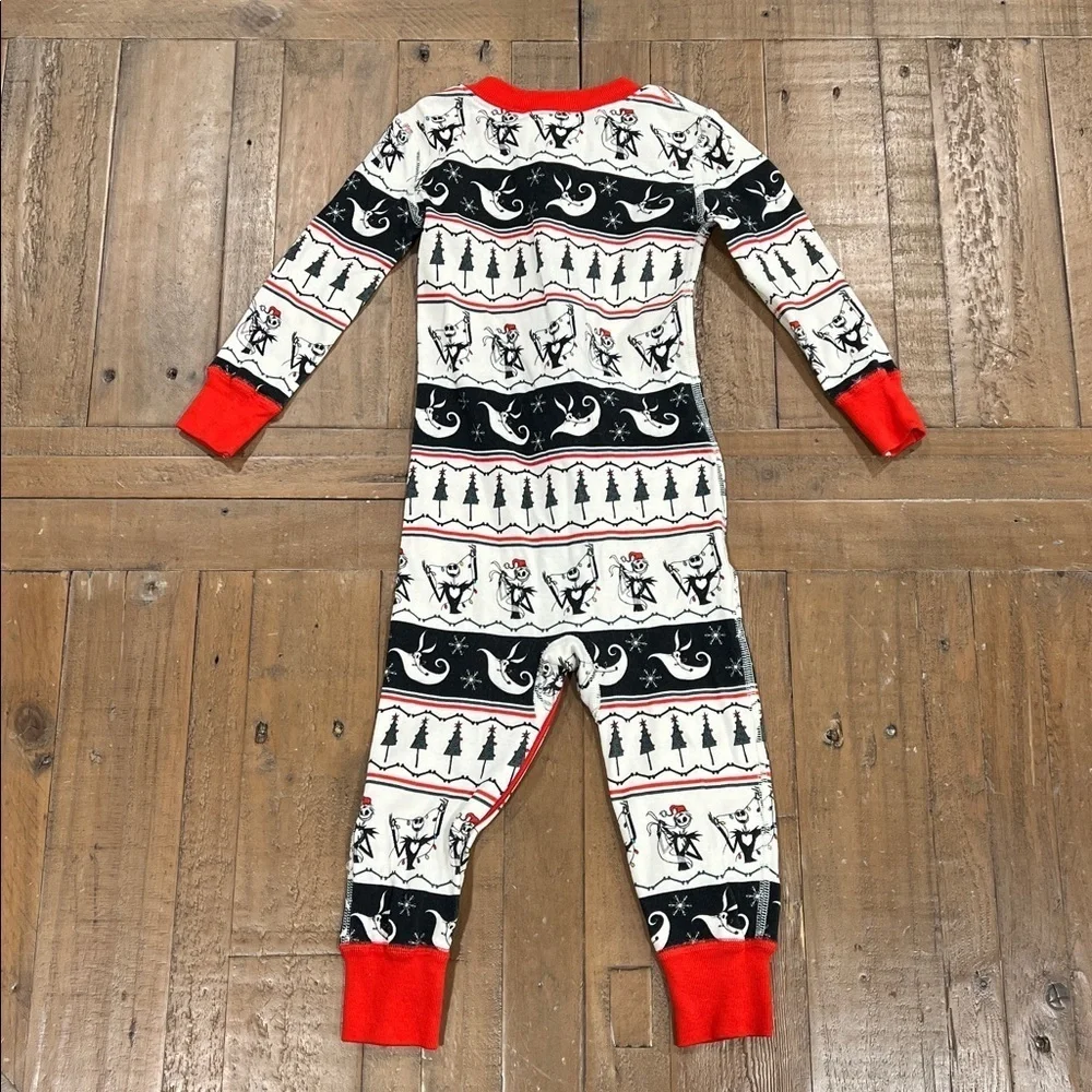 Hanna andersson disney nightmare before Christmas pajamas 18-24 months footless